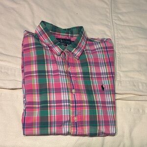 Ralph Lauren Men's Vibrant Plaid Shirt